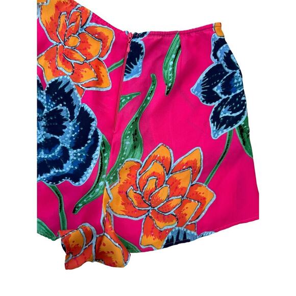 Show Me Your MuMu Sawyer Floratopia Shorts Floral Chiffon In Pink Size XS - Picture 9 of 12
